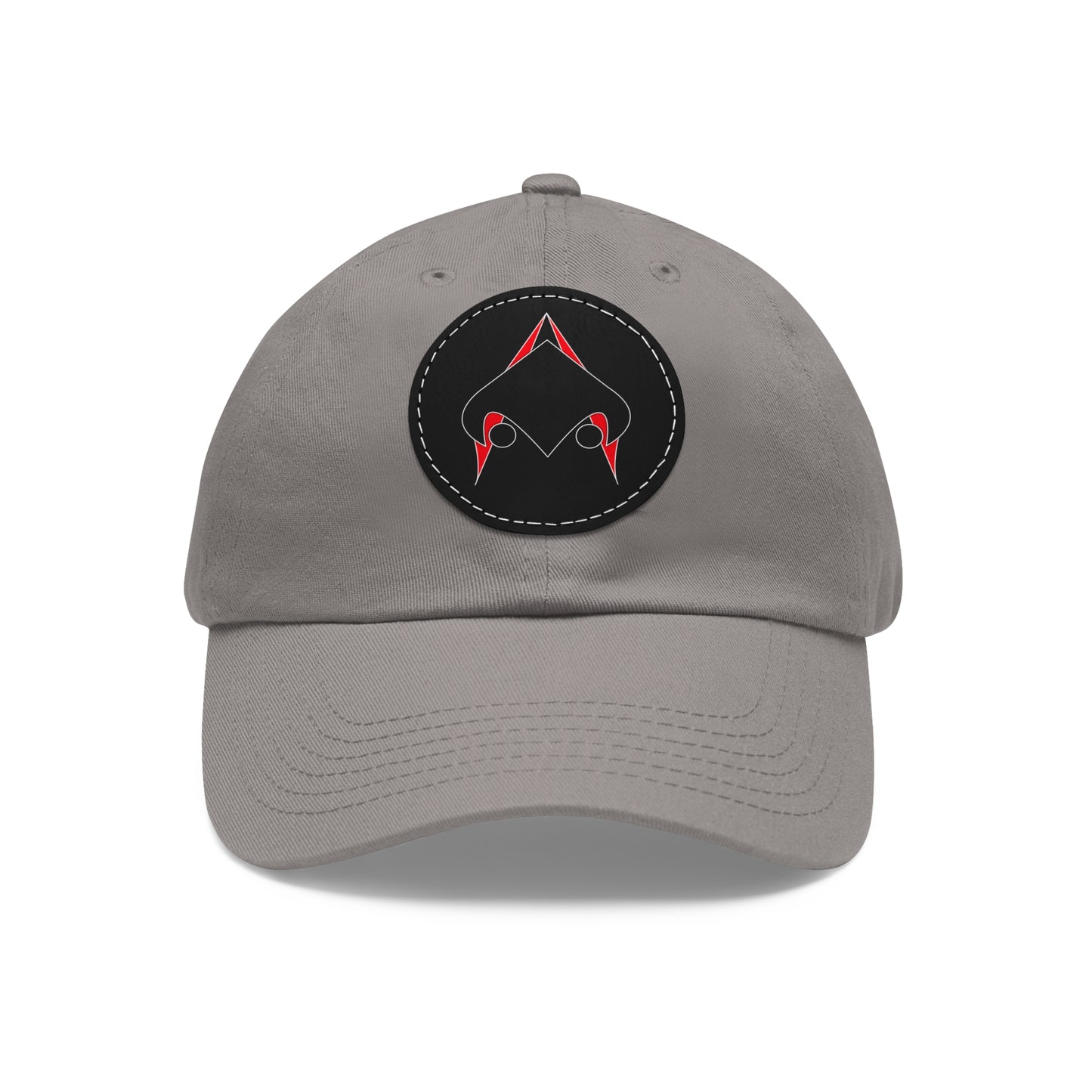 UNSANA Dad Hat with Leather Patch (Round)