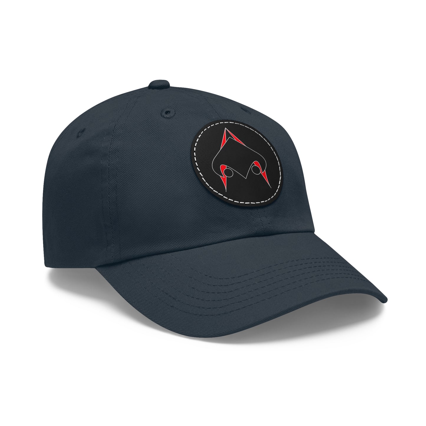 UNSANA Dad Hat with Leather Patch (Round)