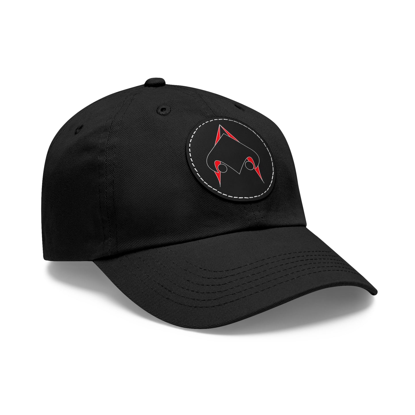 UNSANA Dad Hat with Leather Patch (Round)