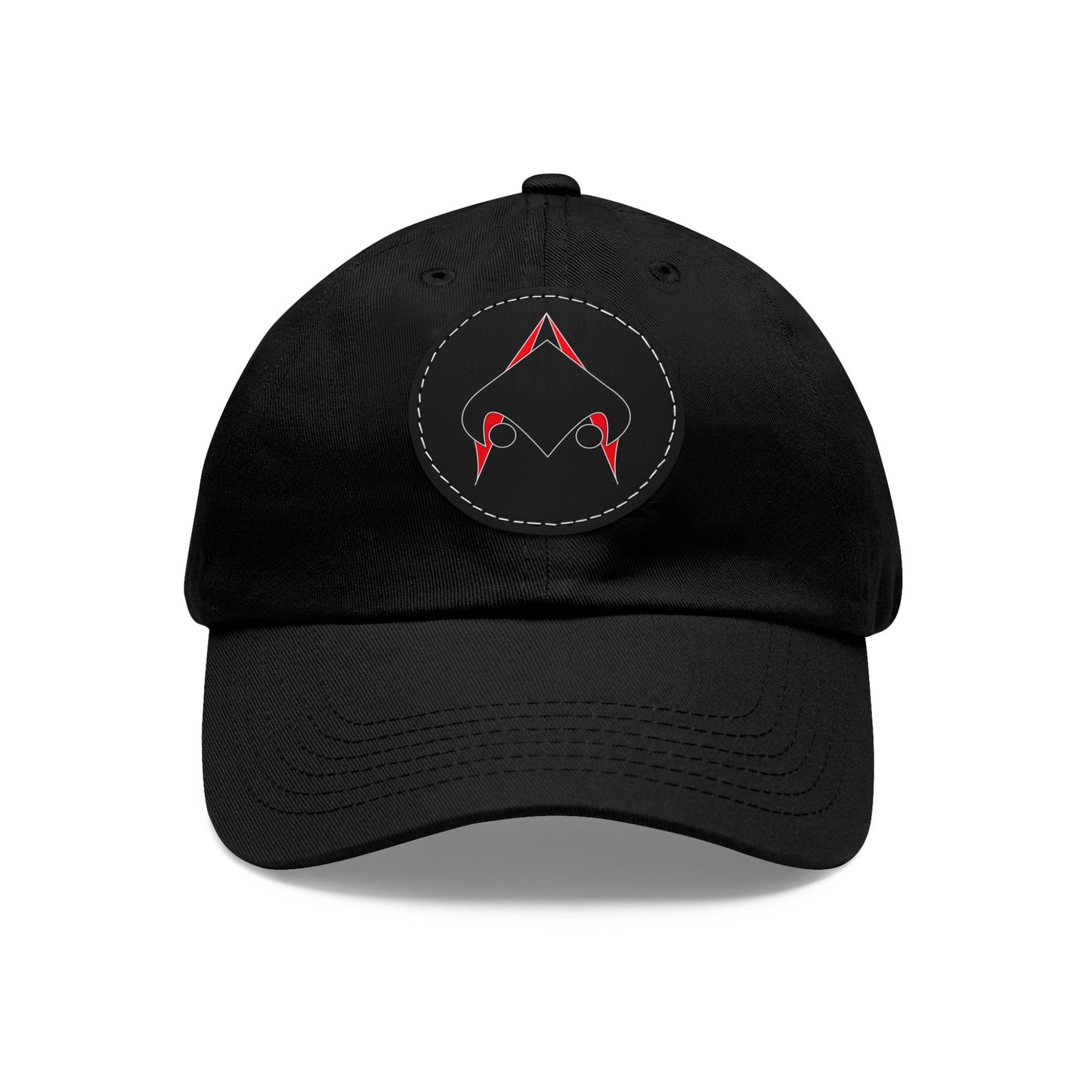 UNSANA Dad Hat with Leather Patch (Round)