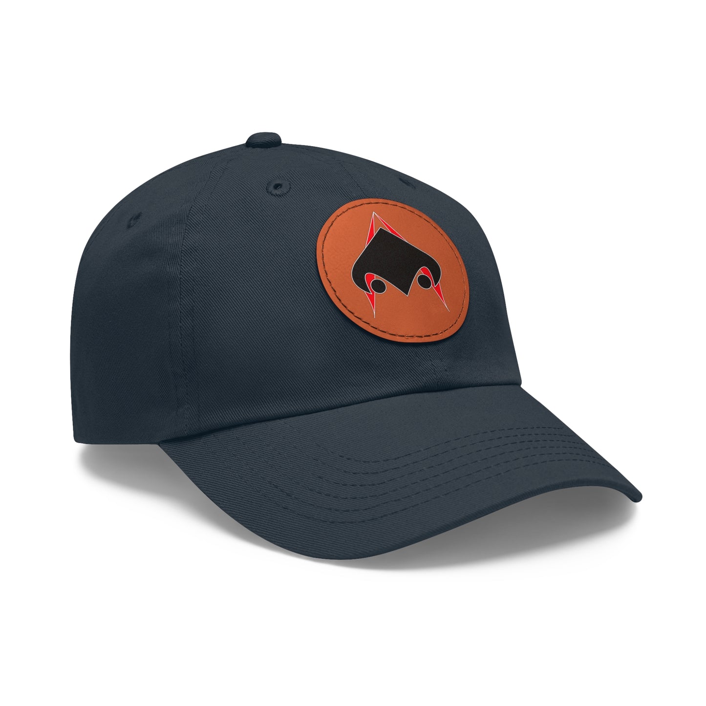 UNSANA Dad Hat with Leather Patch (Round)