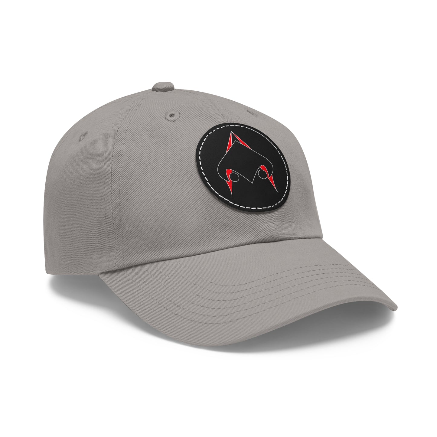 UNSANA Dad Hat with Leather Patch (Round)