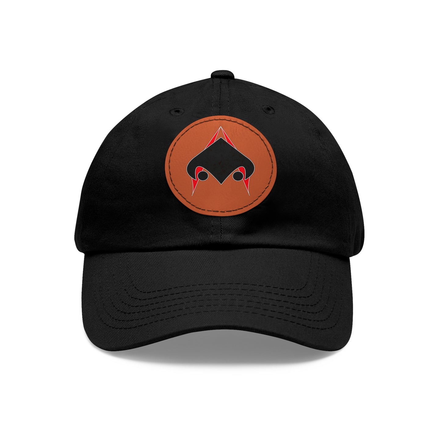 UNSANA Dad Hat with Leather Patch (Round)