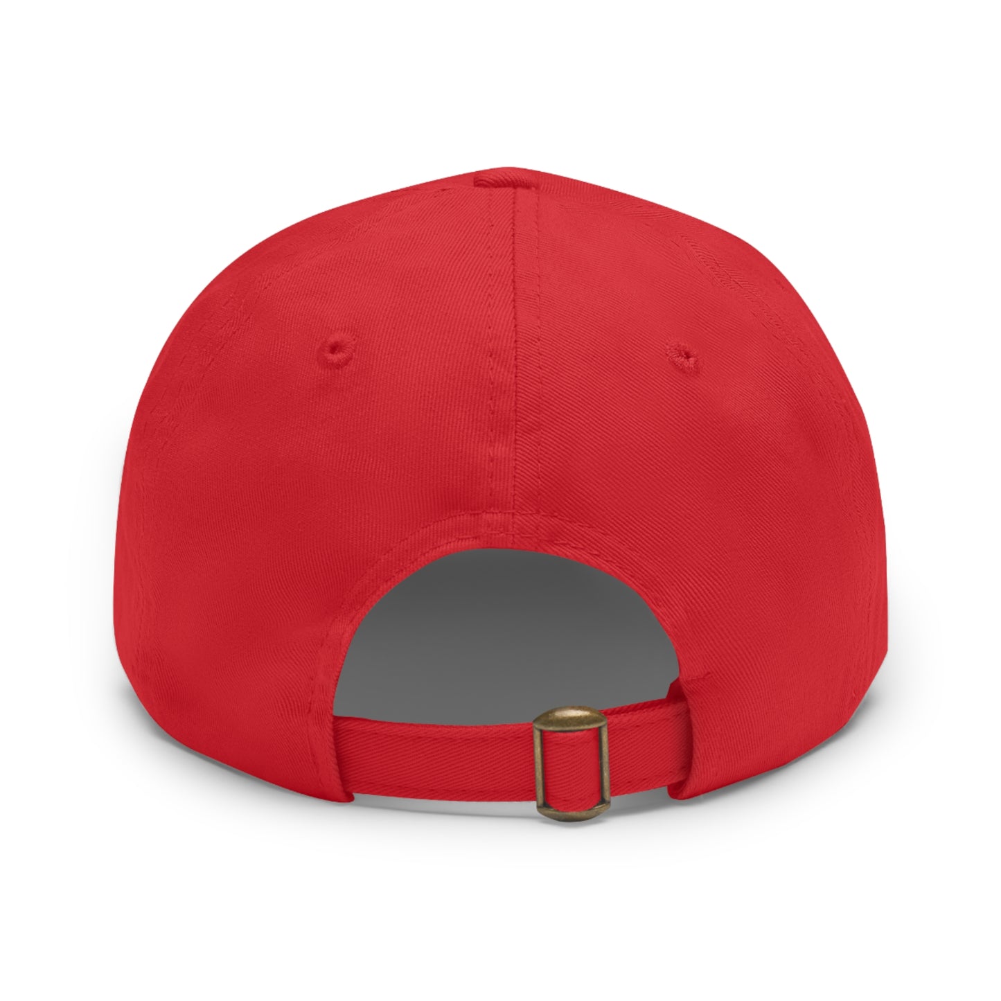 UNSANA Dad Hat with Leather Patch (Round)