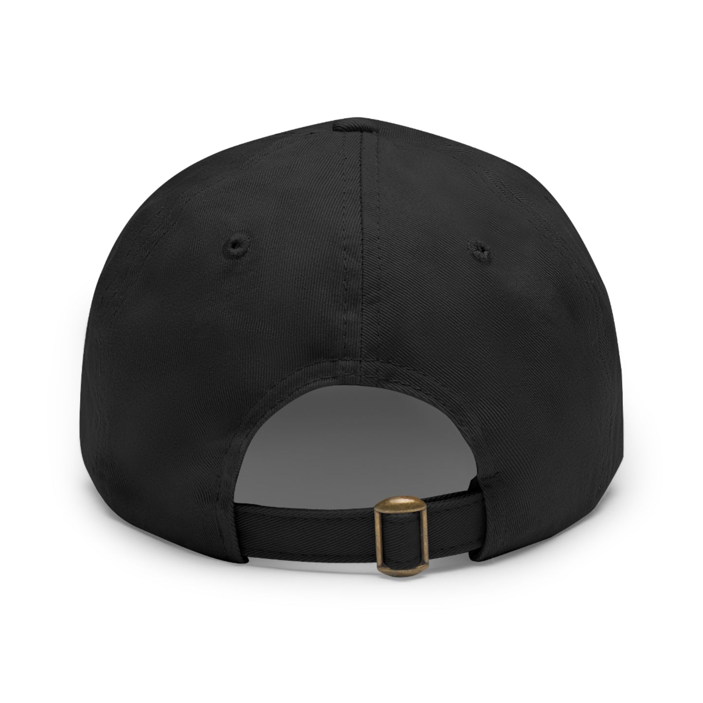 UNSANA Dad Hat with Leather Patch (Round)