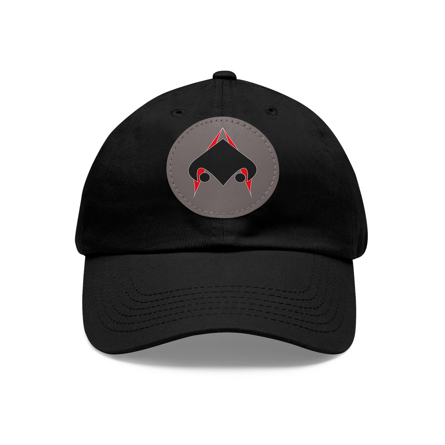 UNSANA Dad Hat with Leather Patch (Round)