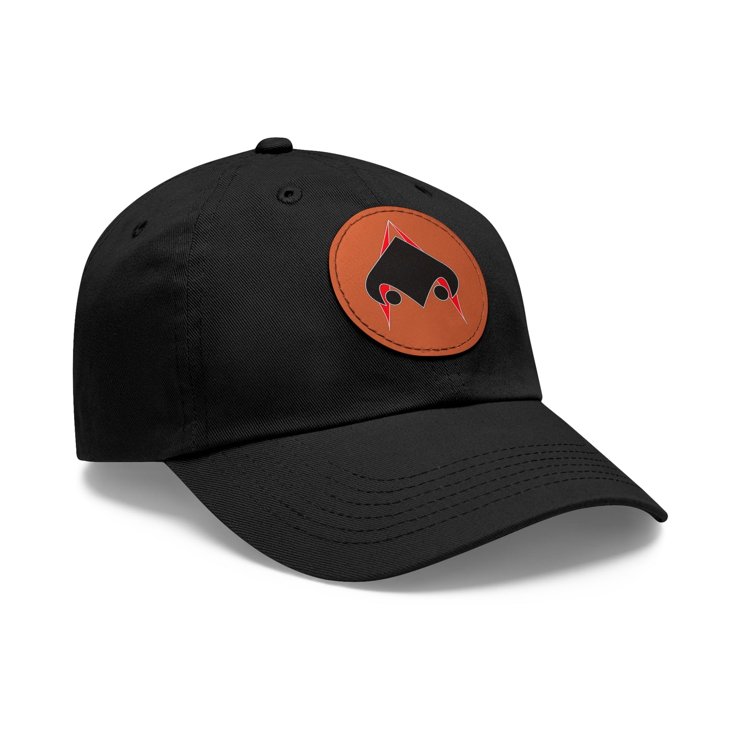 UNSANA Dad Hat with Leather Patch (Round)