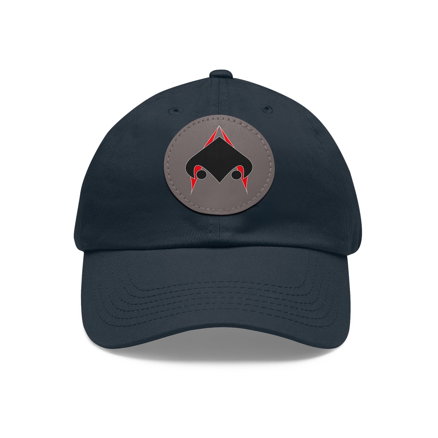 UNSANA Dad Hat with Leather Patch (Round)
