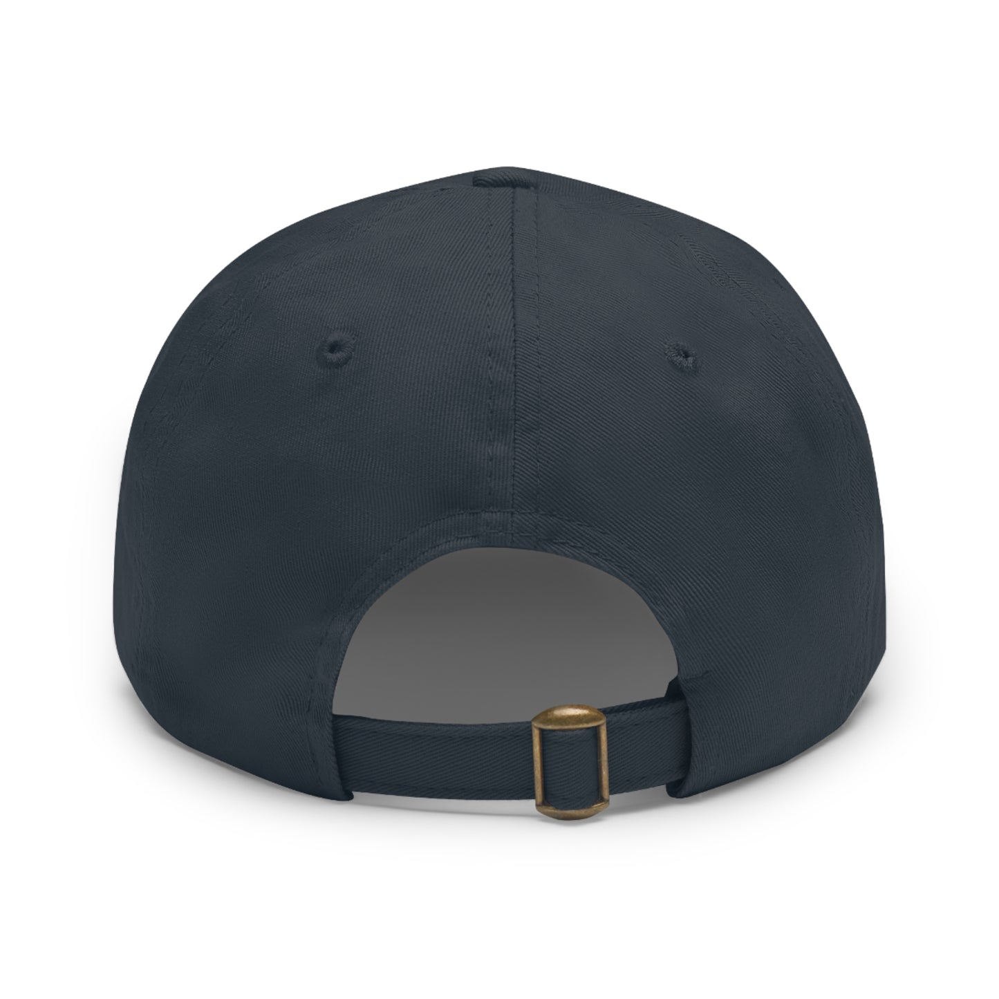 UNSANA Dad Hat with Leather Patch (Round)