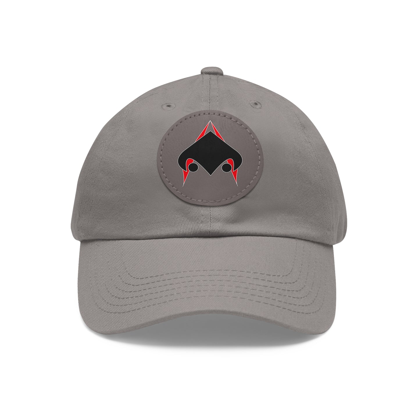 UNSANA Dad Hat with Leather Patch (Round)