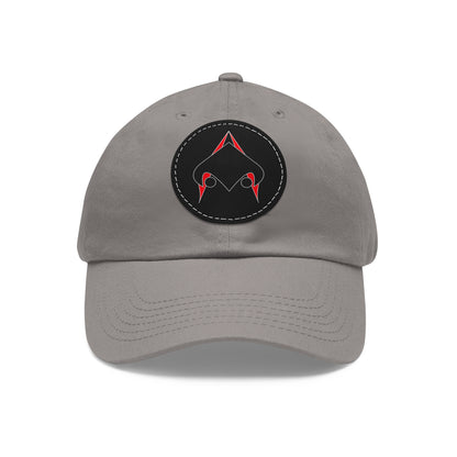 UNSANA Dad Hat with Leather Patch (Round)