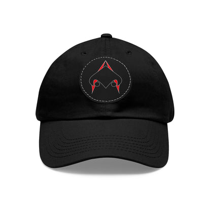 UNSANA Dad Hat with Leather Patch (Round)