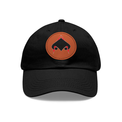 UNSANA Dad Hat with Leather Patch (Round)