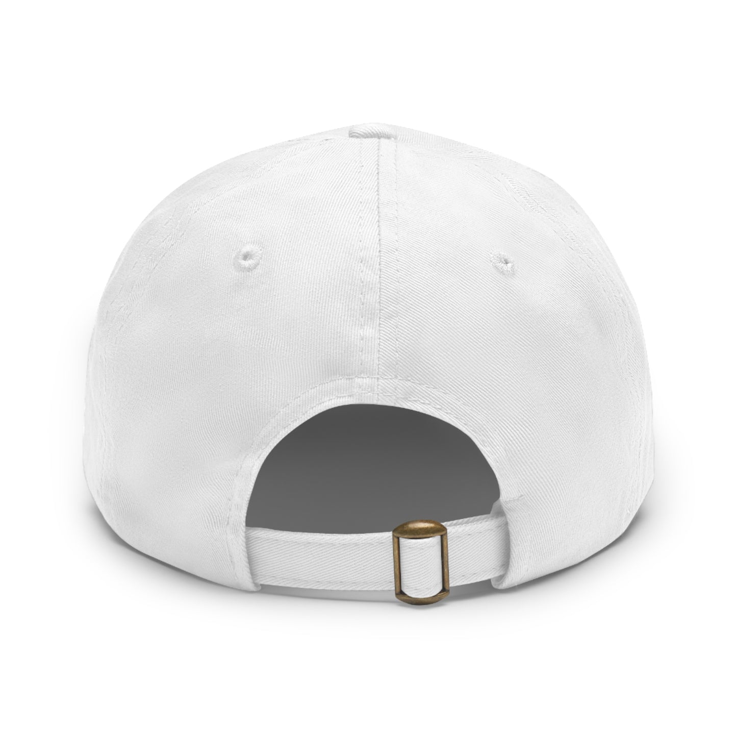 UNSANA Dad Hat with Leather Patch (Rectangle)