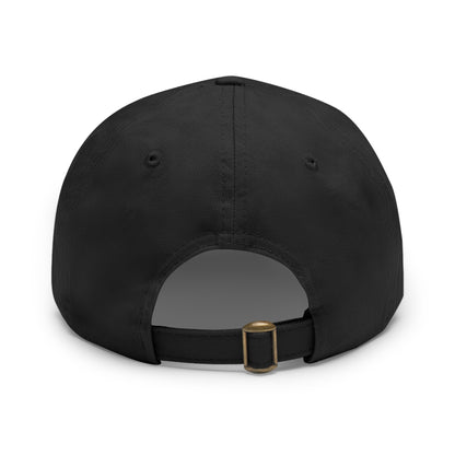 UNSANA Dad Hat with Leather Patch (Round)