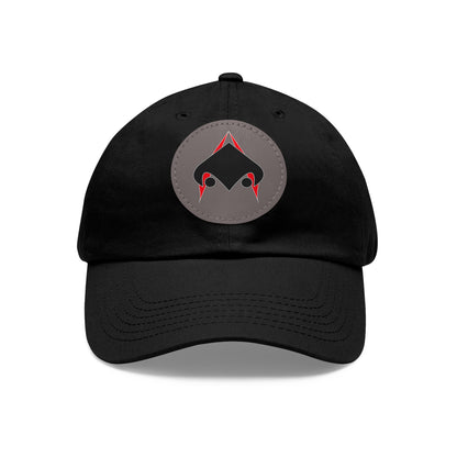 UNSANA Dad Hat with Leather Patch (Round)