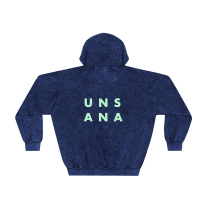 UNSANA Unisex Mineral Wash Hoodie
