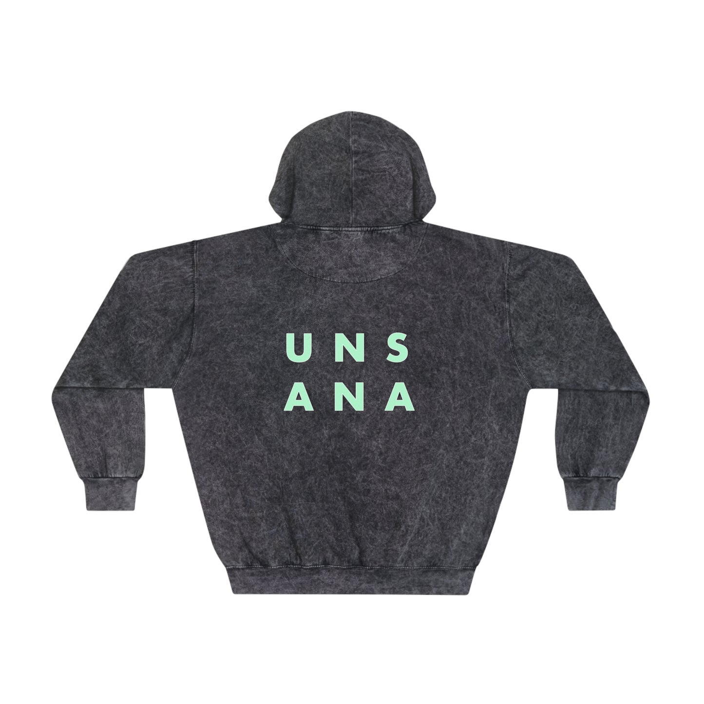 UNSANA Unisex Mineral Wash Hoodie