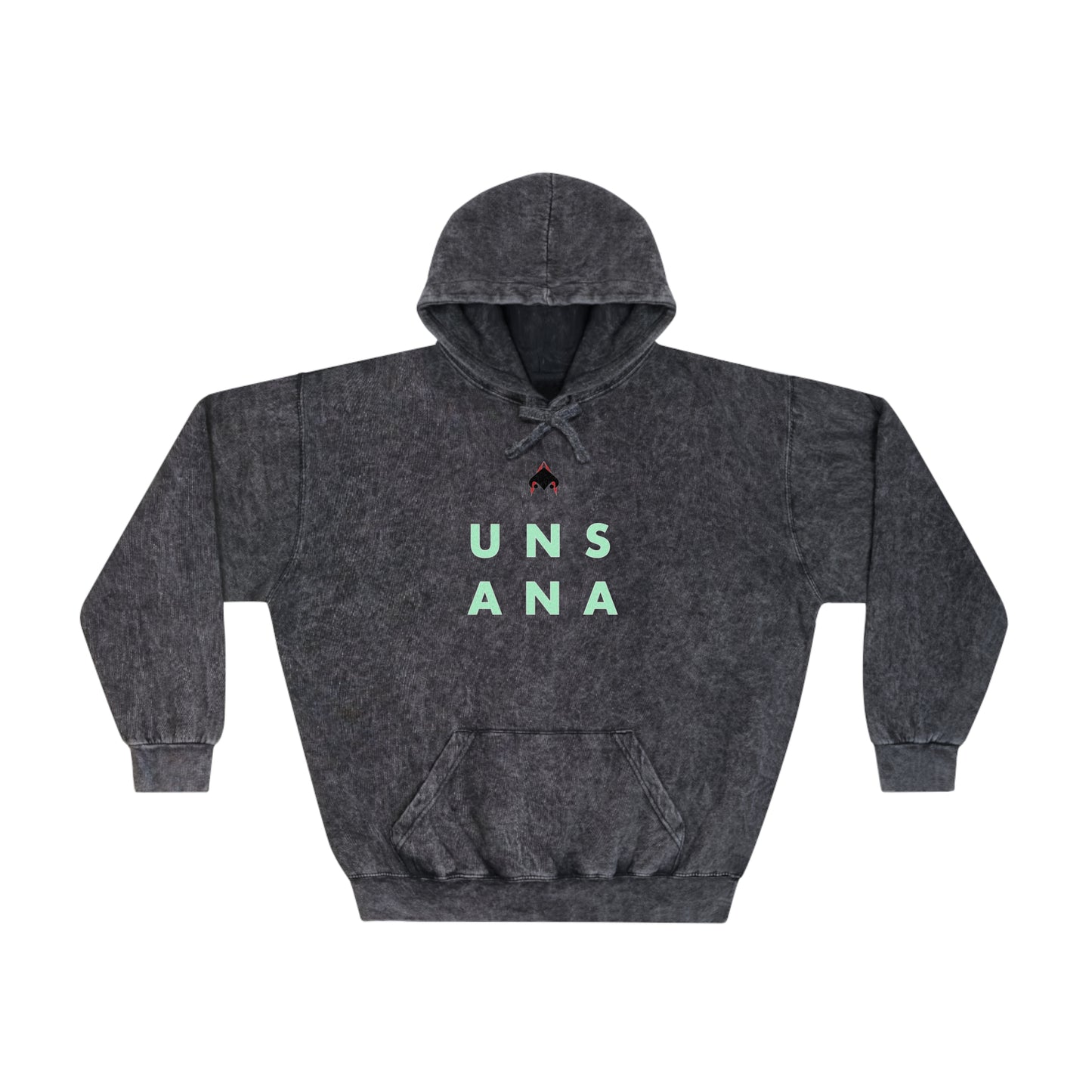 UNSANA Unisex Mineral Wash Hoodie