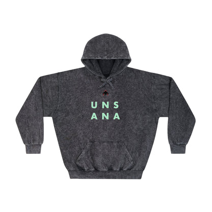UNSANA Unisex Mineral Wash Hoodie